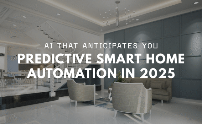 Predictive Smart Home Automation: AI That Anticipates You